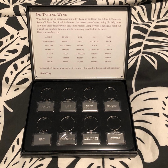 Kevin Zraly’s wine glass charms 🍷 - Picture 2 of 4